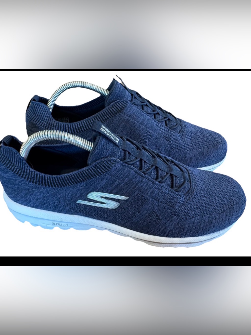 Skechers Gowalk Joy Women’s Size 10 Navy Ultra Go Stretch Knit Comfort Shoes